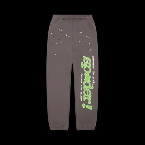 Sp5der Punk V2 Sweatpants 'Grey'