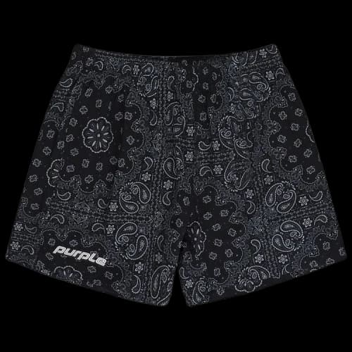 PURPLE BRAND Polyester All Round Short 'Black'