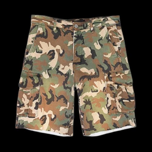 PURPLE BRAND Twill Cargo Shorts 'Camo'
