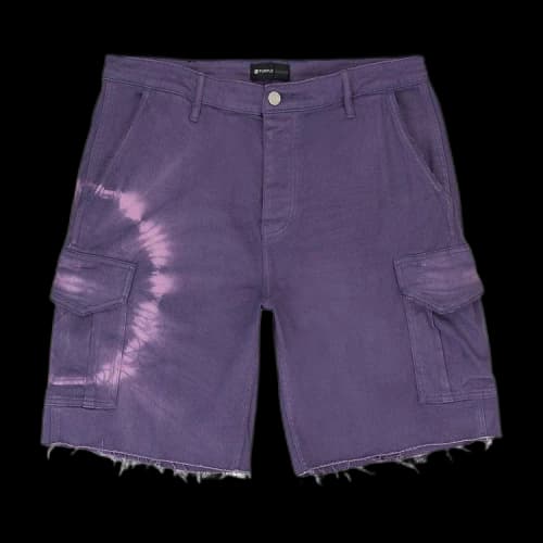 PURPLE BRAND Twill Cargo Shorts 'Grape'