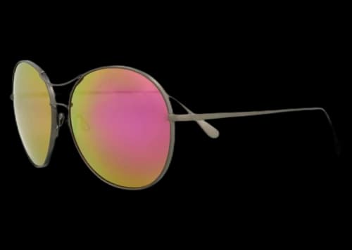 Maui Jim Round Sunglasses Grey/Grey/Sunrise (P547-14)