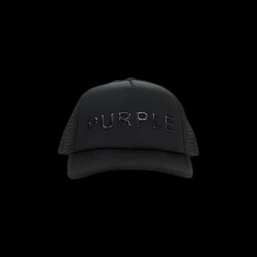 PURPLE BRAND Purple Silicone Foam Trucker Hat 'Black'