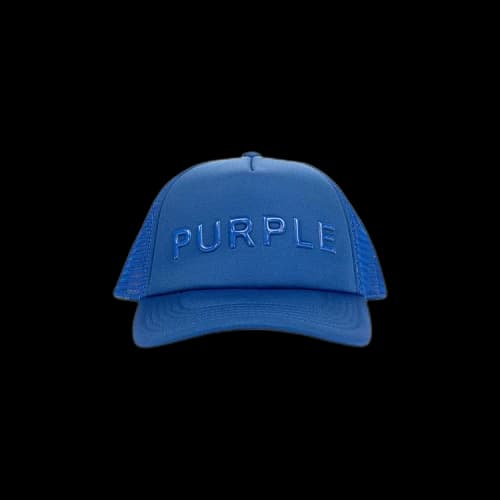 PURPLE BRAND Purple Silicone Foam Trucker Hat 'Blue'