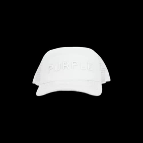 PURPLE BRAND Purple Silicone Foam Trucker Hat 'White'