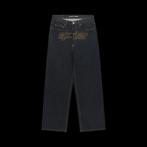 Sp5der Punk V3 Logo Denim Jean 'Indigo Denim'