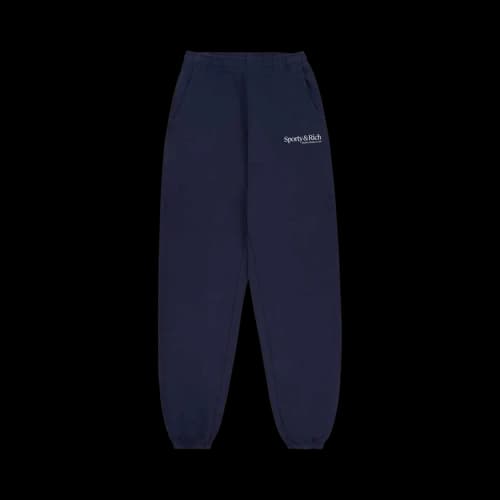 Sporty & Rich Modern Sweatpants 'Dark Navy/White'