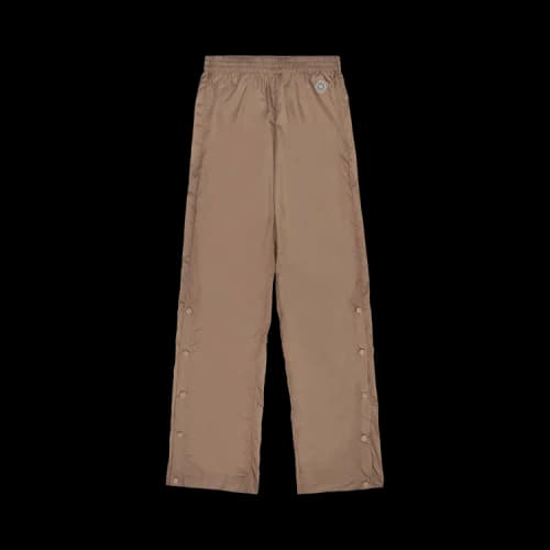 Sporty & Rich Snap Nylon Track Pants 'Espresso'