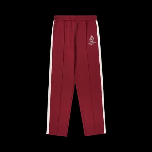 Sporty & Rich Crown Track Pants 'Merlot'