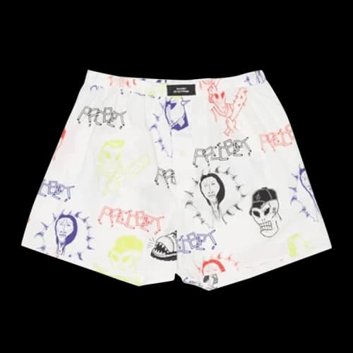 Rassvet x PACCBET Poplin Shorts 'White'
