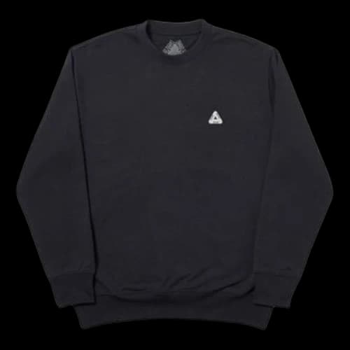 PALACE Sofar Pocket Longsleeve Round Neck Long Sleeves Unisex Black