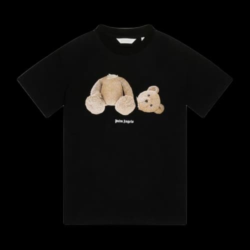 Palm Angels Kids Bear T-Shirt 'Black/Brown'