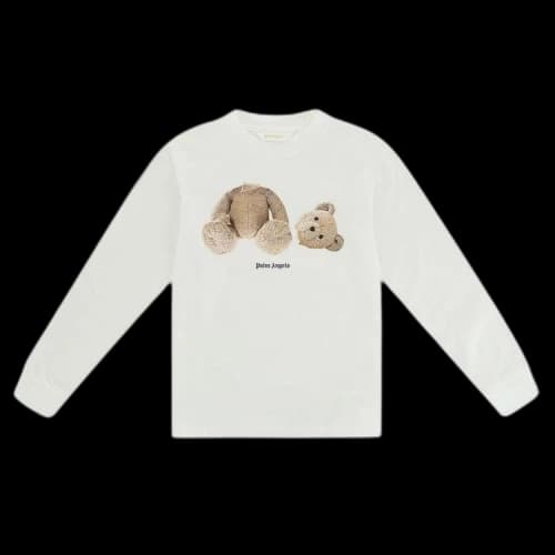 Palm Angels Kids Bear T-Shirt 'White/Brown'
