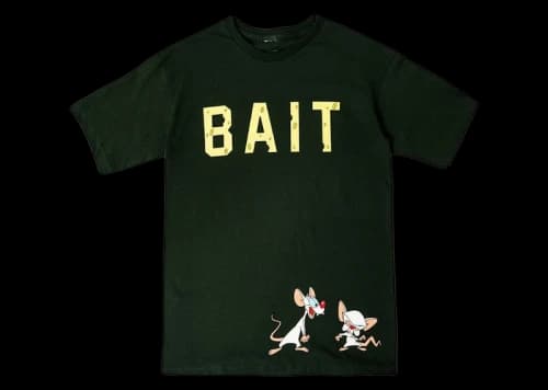 BAIT x Pinky And The Brain Bait Logo Tee Green