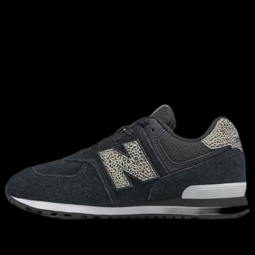 New Balance 574 Black Leopard