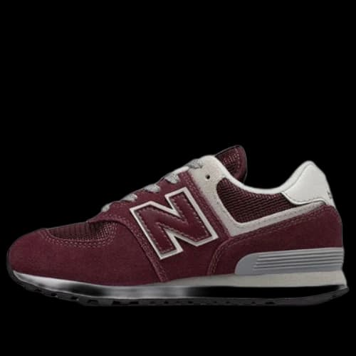 New Balance Little Kids' 574 Core Shoes Burgundy/Gray