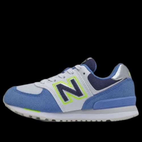 New Balance Kids' 574 Varsity Sport Blue/Green