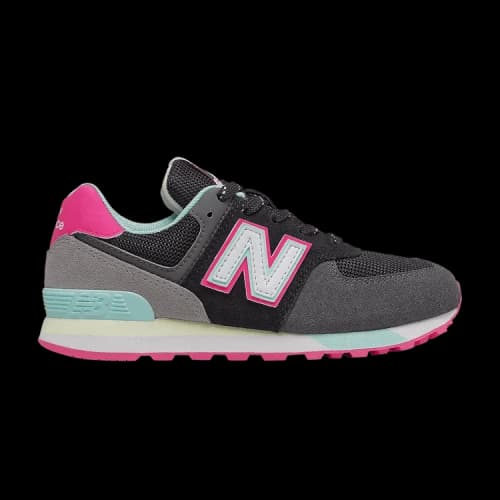 New Balance 574 Little Kid 'Black Pink Glow'