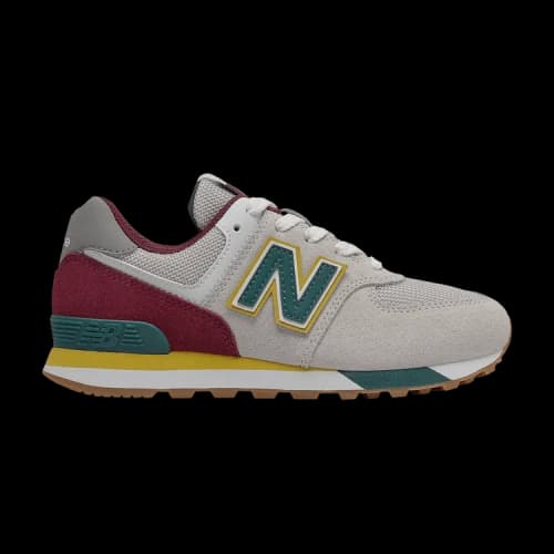New Balance 574 Little Kid Wide 'Summer Fog Garnet'