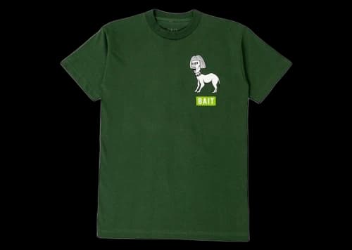BAIT x Punk Drunkers Alien Tee Green