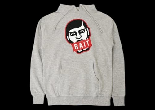 BAIT x Punk Drunkers Twins Hoodie Gray