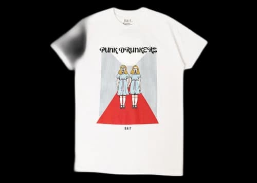 BAIT x Punk Drunkers Twins Tee White