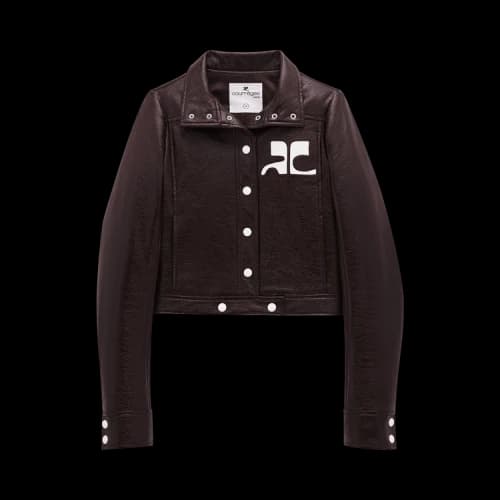 Courrèges Vinyl Jacket 'Chocolate'