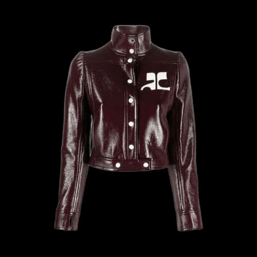 Courrèges Reedition Vinyl Jacket 'Burgundy'