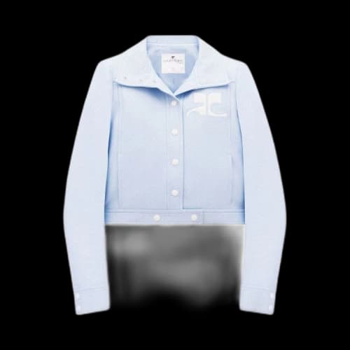 Courrèges Vinyl Jacket 'Sky'