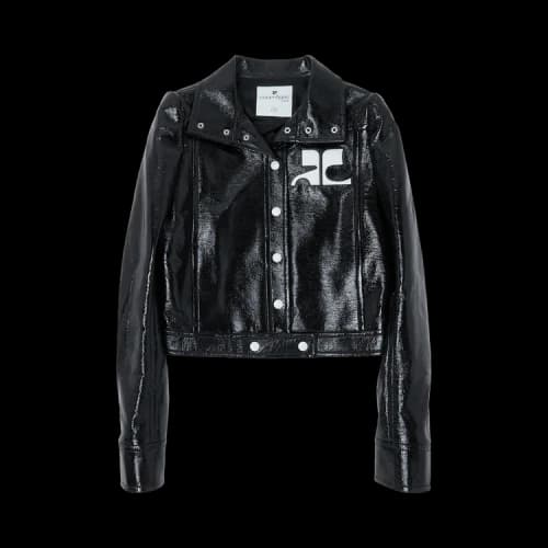 Courrèges Vinyl Jacket 'Black'
