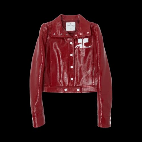 Courrèges Vinyl Jacket 'Red'