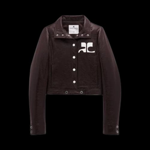 Courrèges Reedition Vinyl Jacket 'Chocolate'