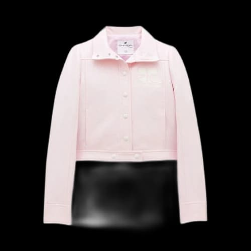 Courrèges Vinyl Jacket 'Pale Pink'