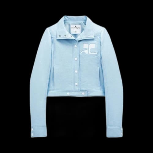 Courrèges Reedition Vinyl Jacket 'Pastel Blue'