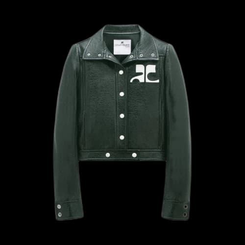 Courrèges Reedition Vinyl Jacket 'Green'