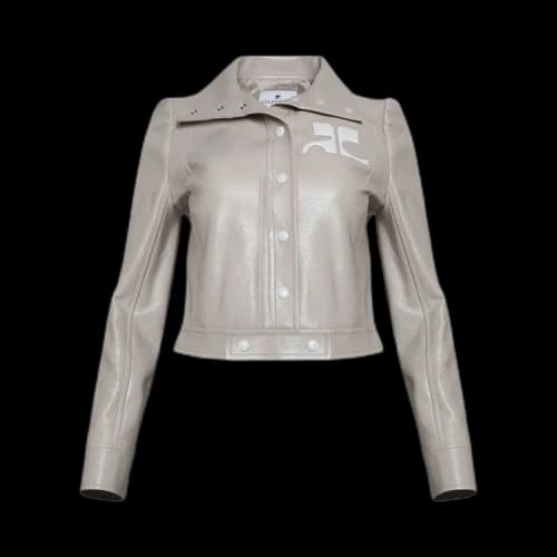 Courrèges Reedition Vinyl Jacket 'Grey'