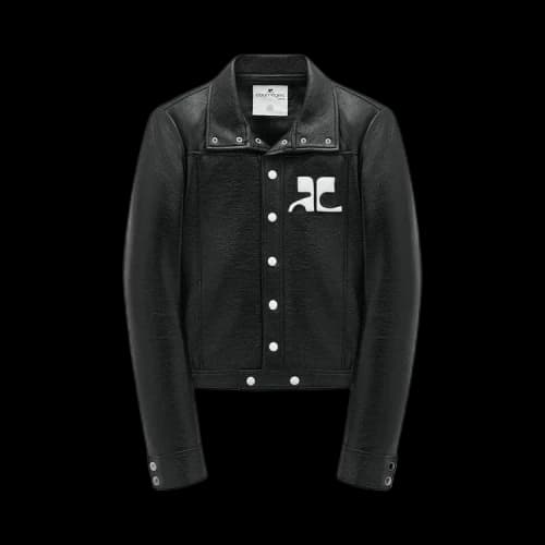 Courrèges Vinyl Jacket 'Black'