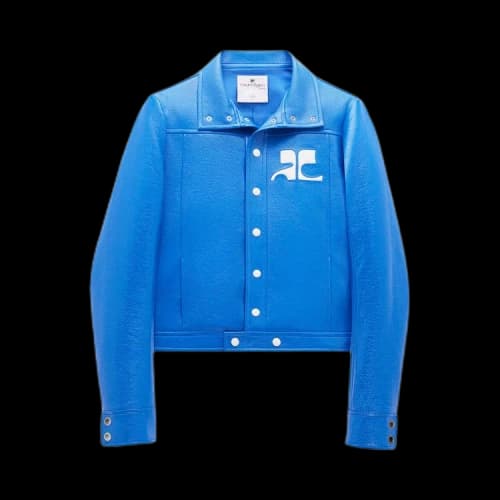 Courrèges Vinyl Jacket 'Blue'