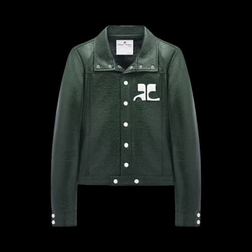 Courrèges ReEdition Vinyl Jacket 'Dark Green'