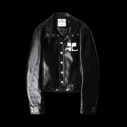 Courrèges Reedition Vinyl Jacket 'Black'