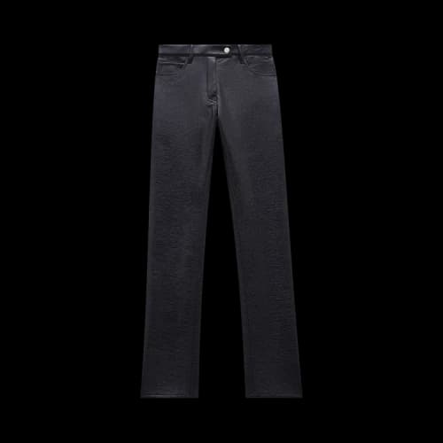 Courrèges 5-Pocket Vinyl Pants 'Black'