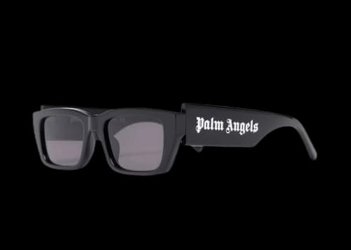 Palm Angels Palm Rectangle Frame Sunglasses Black Grey (PERI002Y21PLA0011007)