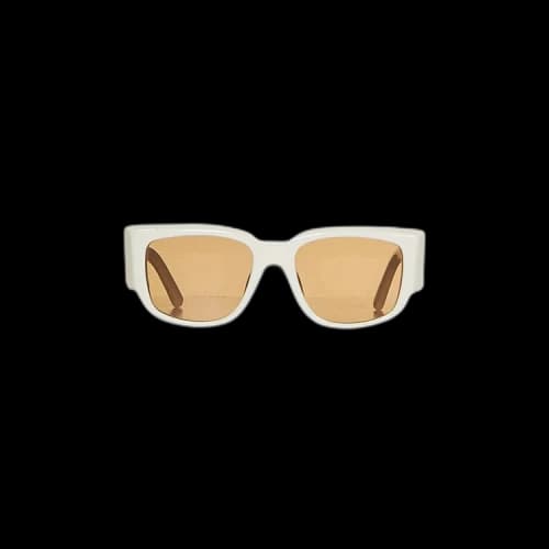 Palm Angels Laguna Sunglasses 'White/Brown'
