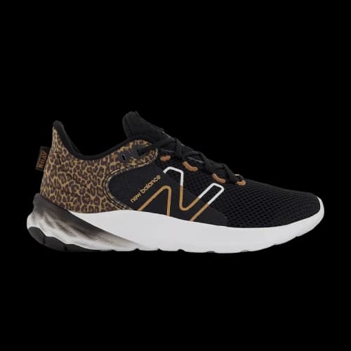 New Balance Fresh Foam Roav Little Kid Wide 'Black Leopard'
