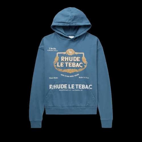 Rhude Le Tebac Hoodie 'Slate'