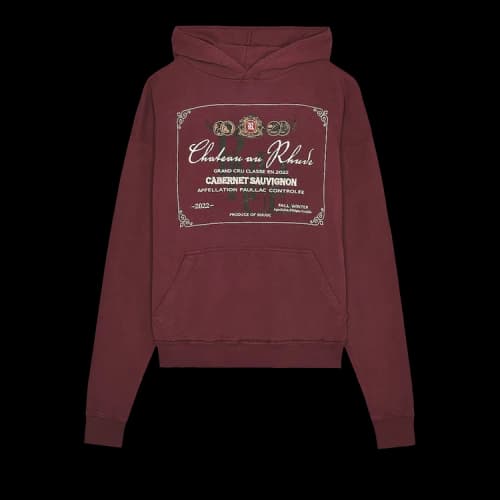 Rhude Chateau De Hoodie 'Bordeaux'