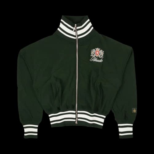 Rhude Ribbed Track Jacket 'Forest Green'