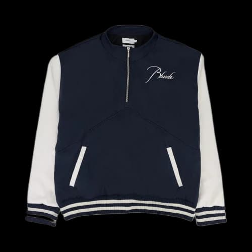 Rhude Varsity Pullover Sweater 'Navy/White'