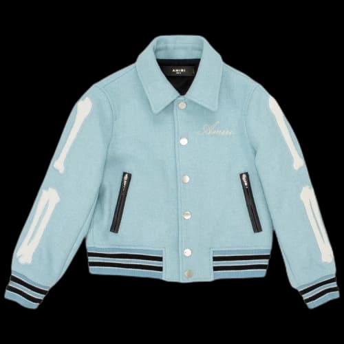 Amiri Kids Bones Jacket 'Baby Blue'