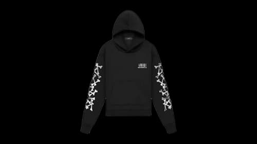 AMIRI Kids' Bones Hoodie Black