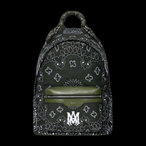 Amiri Canvas Bandana Backpack 'Black'
